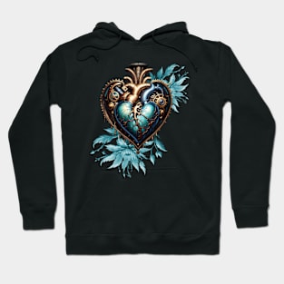 Wonderful elegant steampunk heart. Hoodie